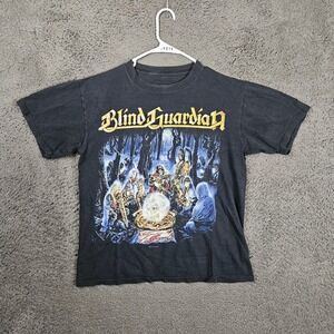 Blind Guardian Somewhere Far Beyond 2005 Band T-Shirt Black Mens Large 21x23